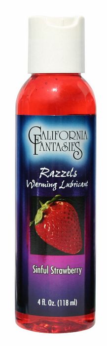 Razzels Warming Lubricant 4 Oz Cherry