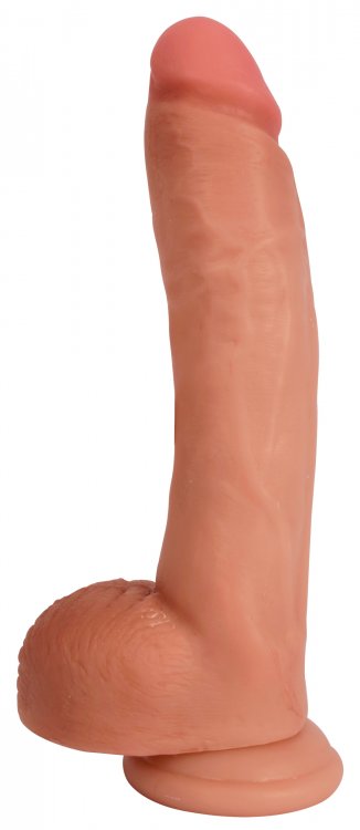 Jock Bareskin 9in Vanilla Dildo W/ Balls Default Title
