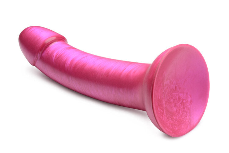 Simply Sweet 7 In Metallic Silicone Dildo