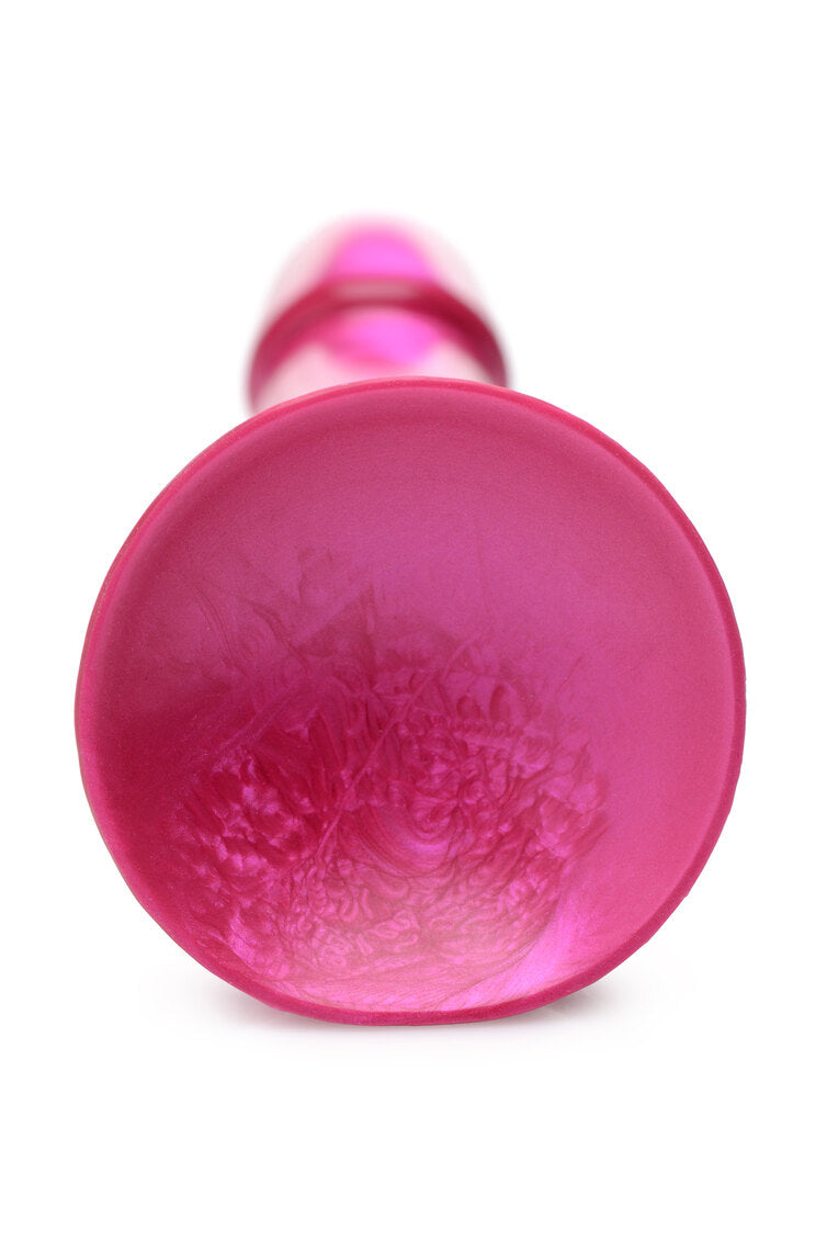 Simply Sweet 7 In Metallic Silicone Dildo