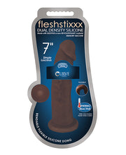 Fleshstixxx 7in Silicone Dildo No Balls Chocolate Default Title