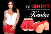 Keisha Grey Mini Skirt Pussy & Anus Masturbator Default Title