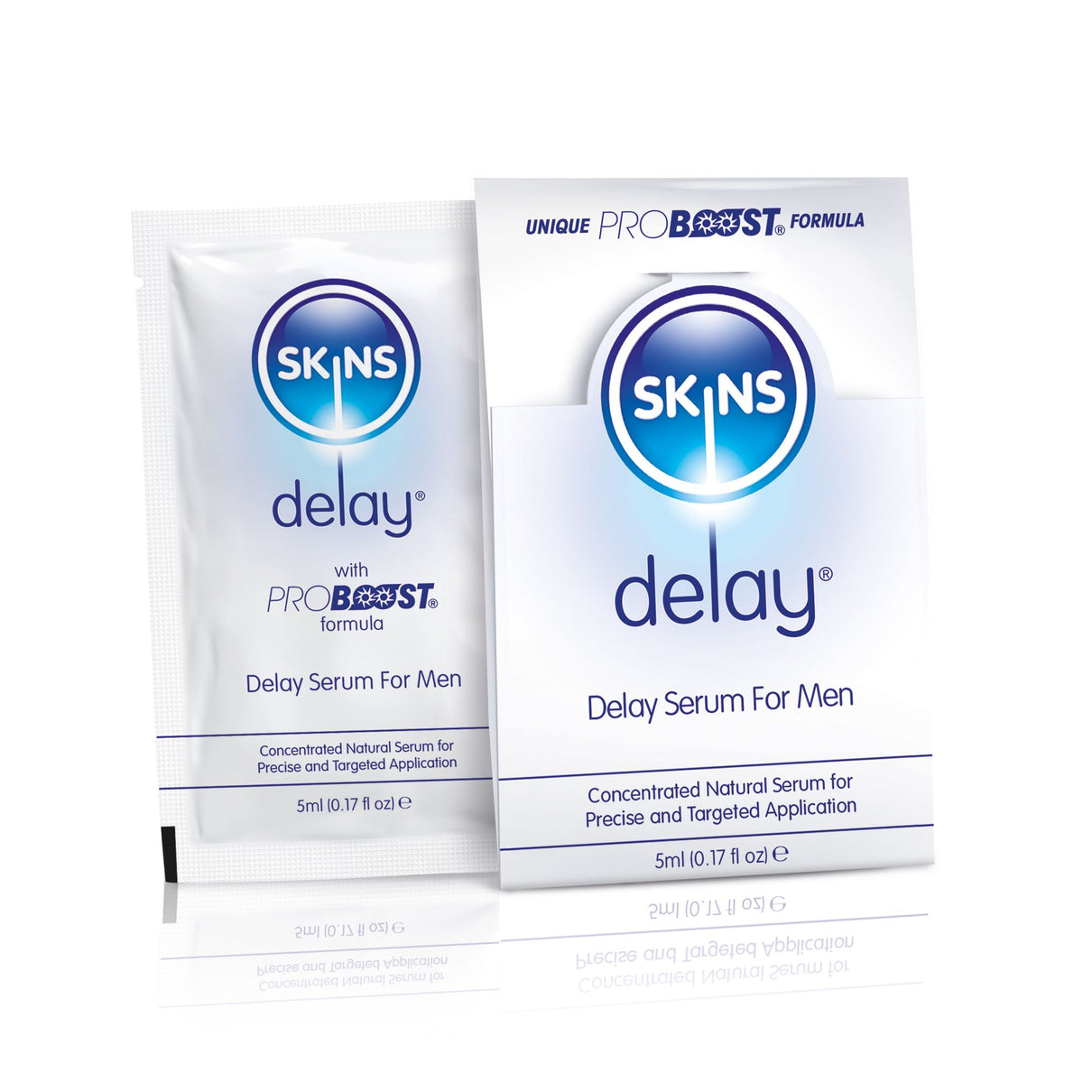 Skins Natural Delay Serum Foil 5ml 36pc With Pos Default Title