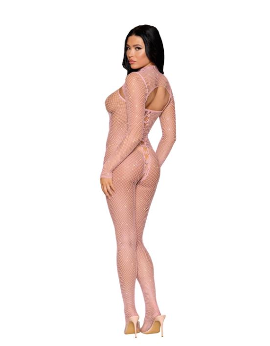 Bodystocking & Shrug Rose Quartz O/s Default Title
