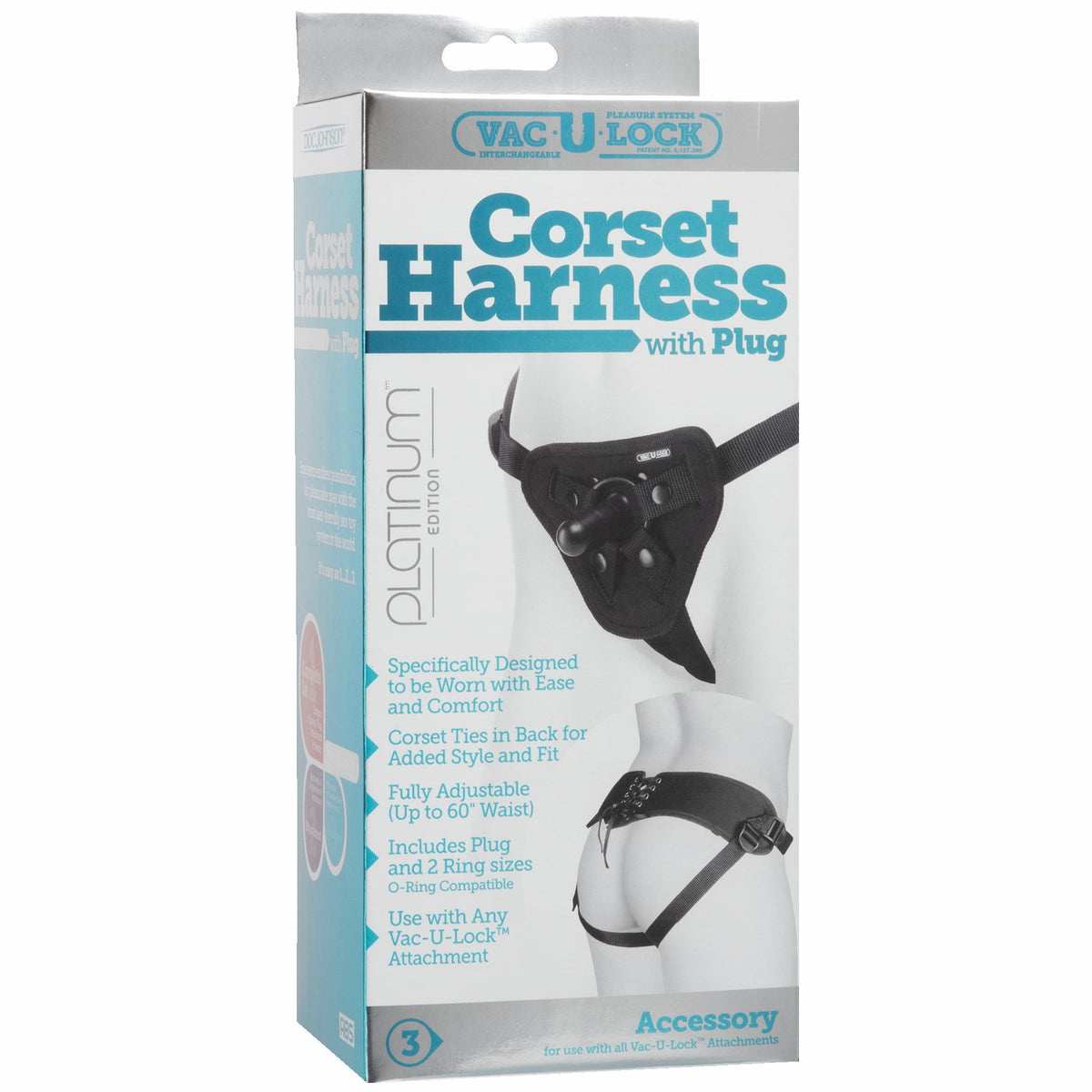 Corset Harness Black Default Title