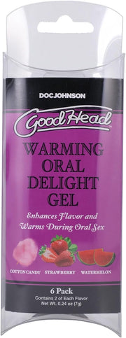 Goodhead Warming Oral Delight Gel 6 Pack Default Title