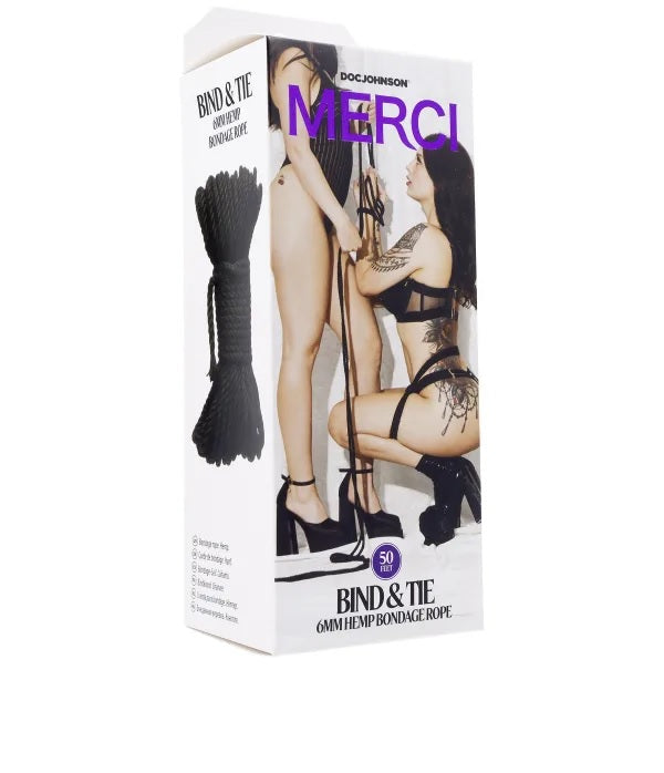 Merci Bind & Tie 50ft Black