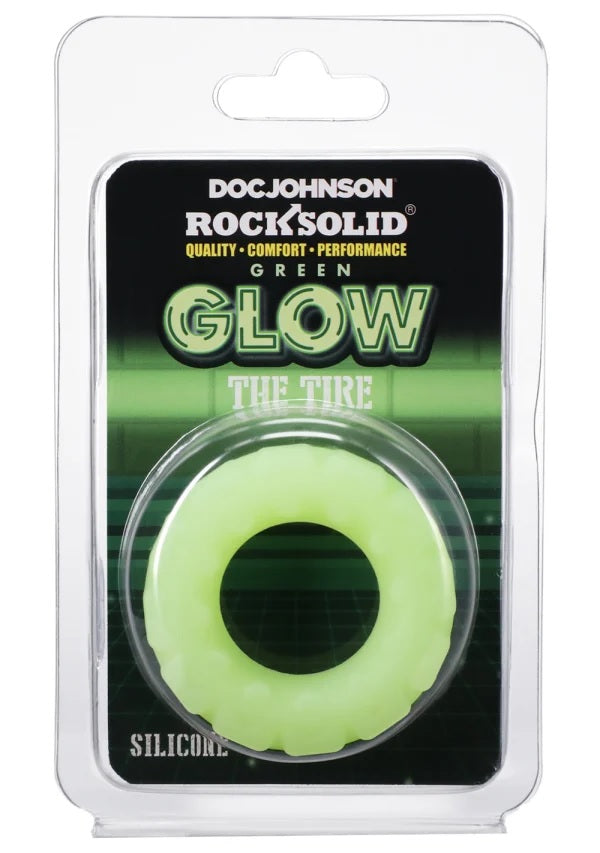 Rock Solid Tire Glow Green