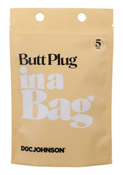 In A Bag Butt Plug 5 Black " Default Title