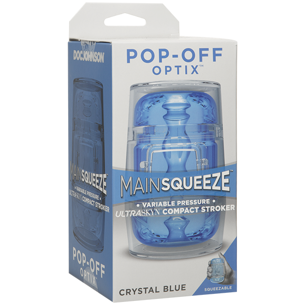 Main Squeeze Pop Off Optix Crystal Stroker