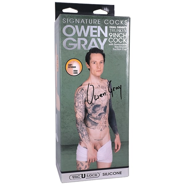 Signature Cocks Owen Gray Silicone Vanilla Default Title