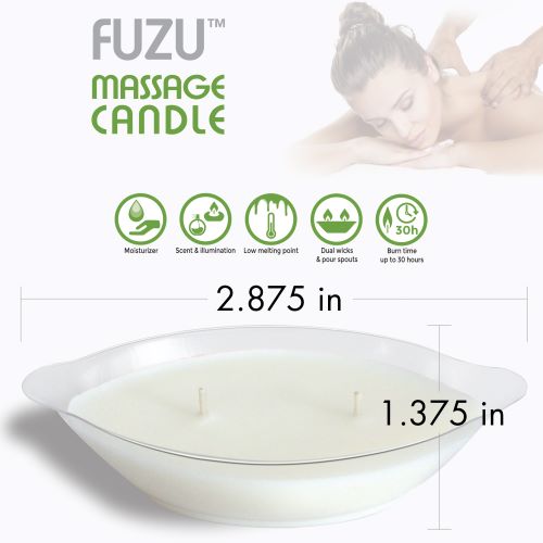 Fuzu Massage Candle 4 Oz Coconut Passion