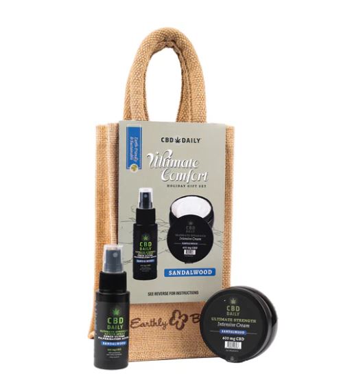 Cbd Daily Ultimate Strength Sandalwood Holiday Jute Bag 2023 Default Title