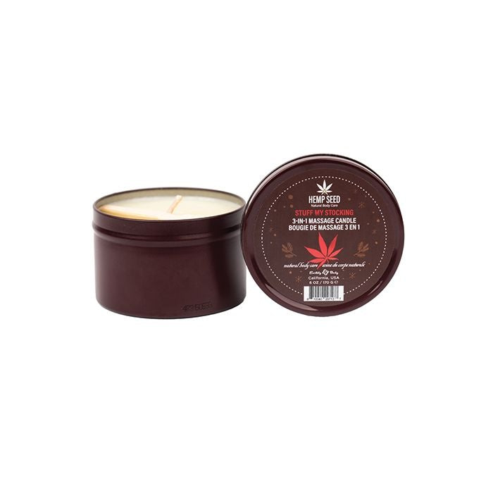 Hemp Seed 3-in-1 Massage Candle Stuff My Stocking 6oz Default Title