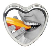 Candle 3-in-1 Heart Edible 4.7 Oz Pineapple Breeze