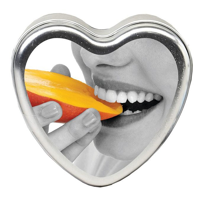 Candle 3-in-1 Heart Edible 4.7 Oz Pineapple Breeze
