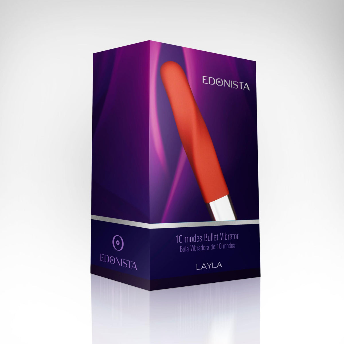 Edonista Layla Twist Bullet Silicone Vibe Red