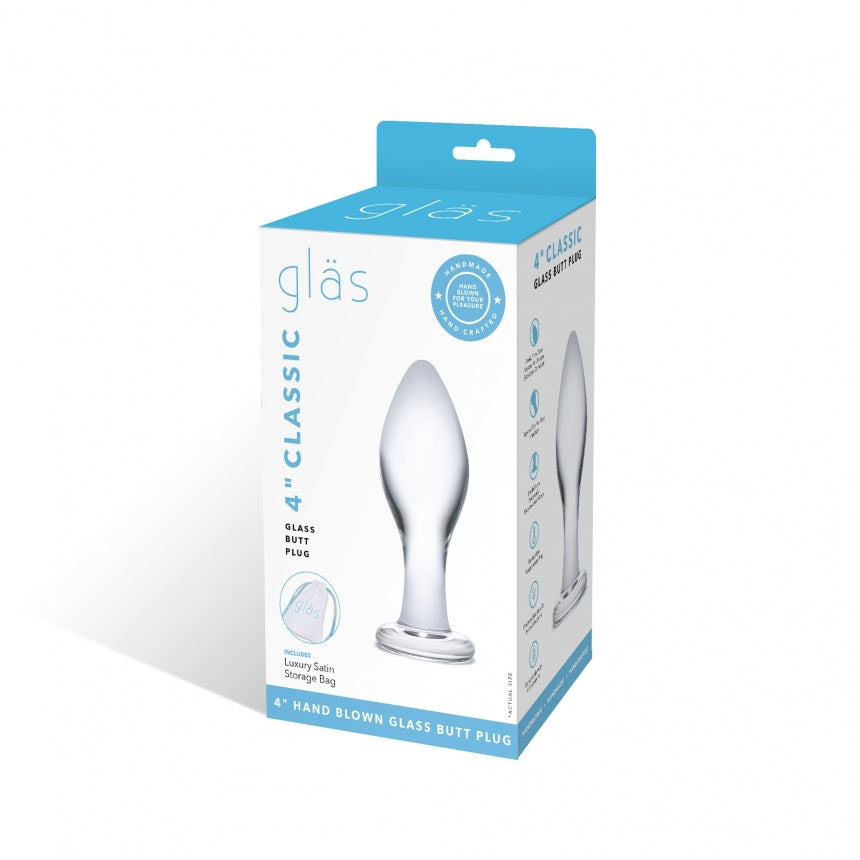 Glas 4 Classic Glass Butt Plug " Default Title