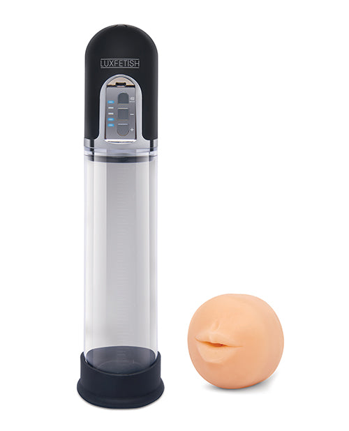 Lux Fetish 2-in-1 Blowjob Auto Sucker & Penis Enlarger Pump
