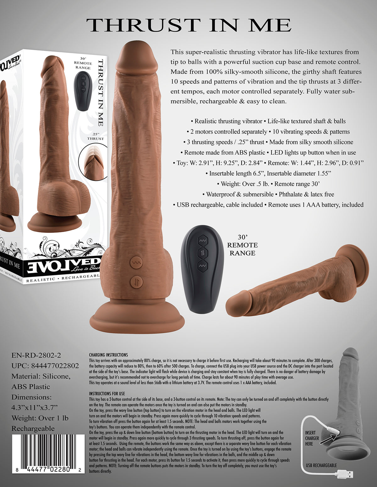 Evolved Thrust In Me Dark