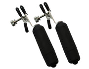 Kink Collection Vibrating Nipple Clamps Black Default Title