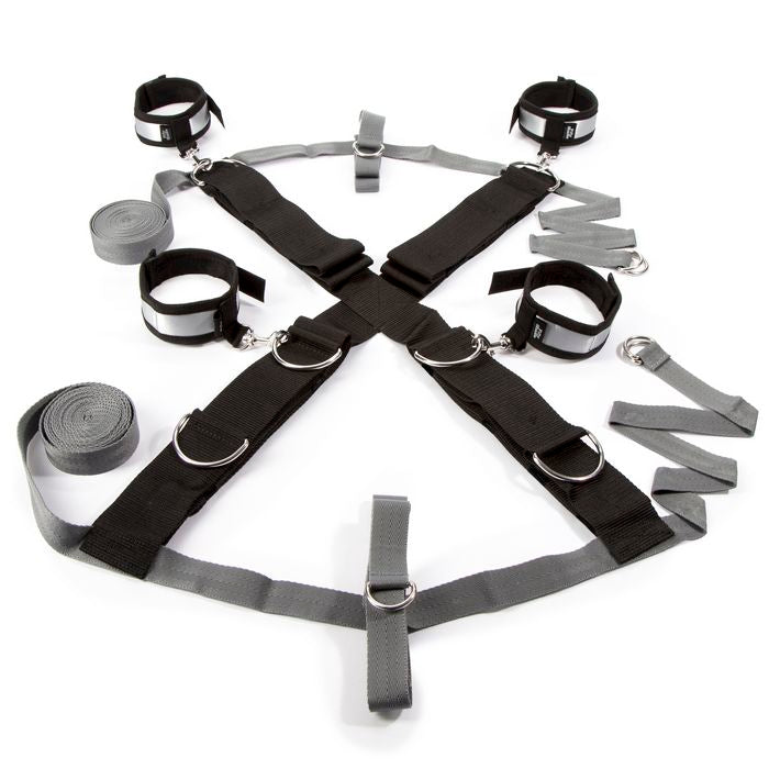 Fifty Shades Keep Still Over The Bed Cross Restraint Silver Default Title