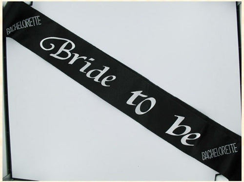 Bride 2b Sash Stones Black W clear