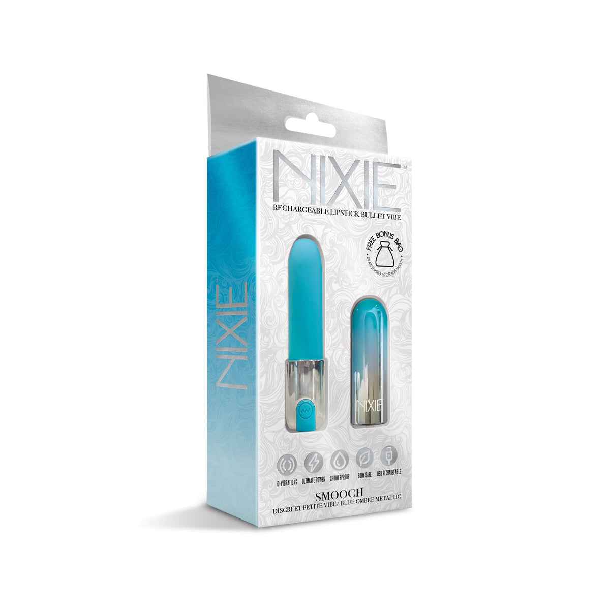 Nixie Lipstick Vibrator Ombre Blue