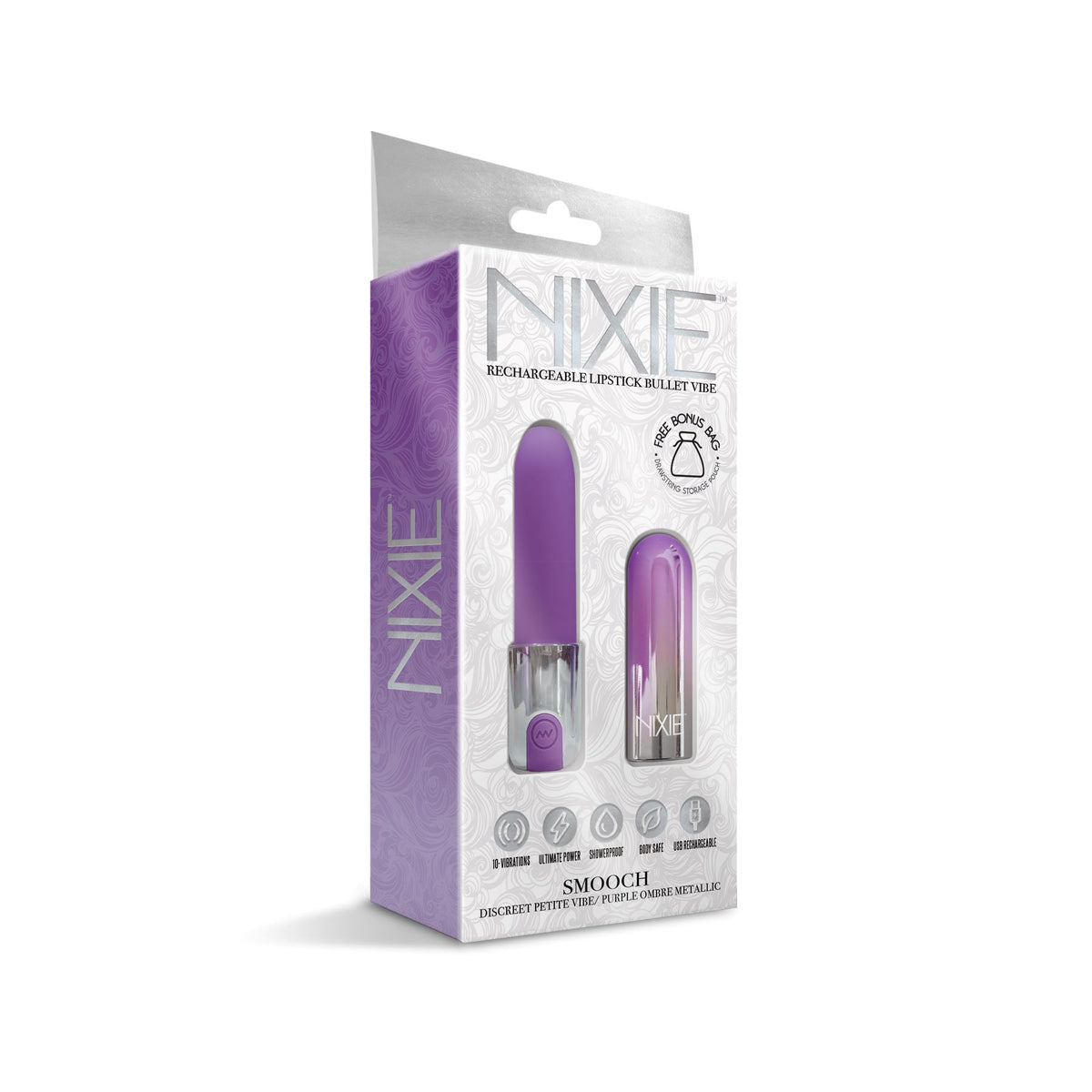 Nixie Lipstick Vibrator Ombre Purple