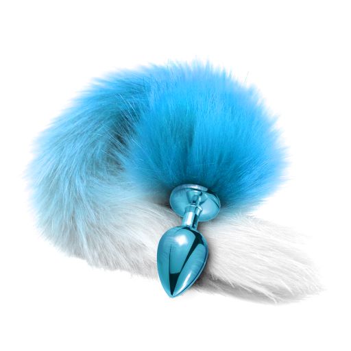 Nixie Metal Plug W/ Ombre Tail Medium Metallic