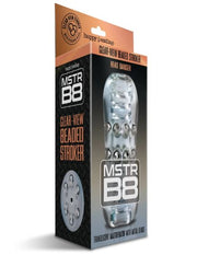 Mstr B8 Clear-view Beaded Stroker Head Banger Default Title