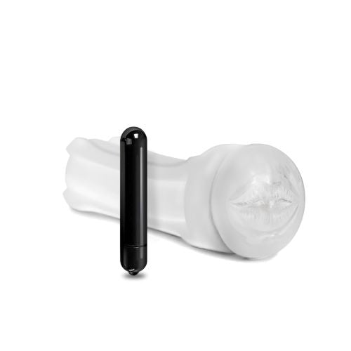 Happy Ending Vibrating Shower Stroker Mouth Default Title