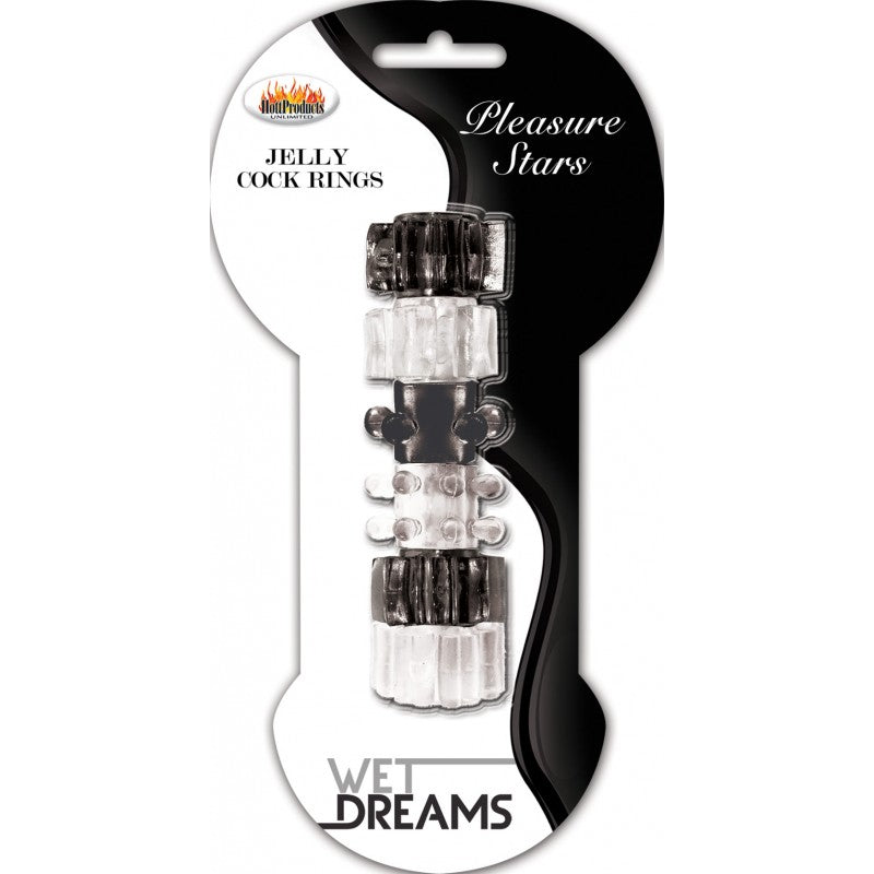 Hung Pleasure Stars Jelly Cock Rings Default Title