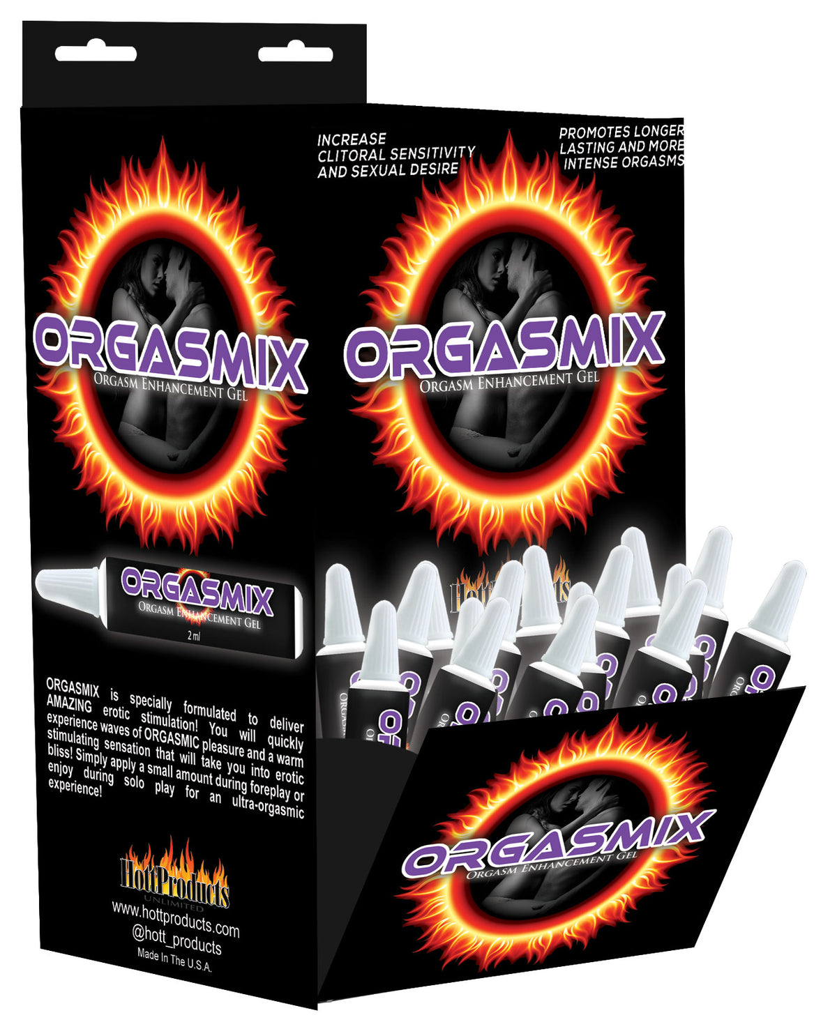 Orgasmix Stimulating Gel Tubes 144 Pc Display Default Title