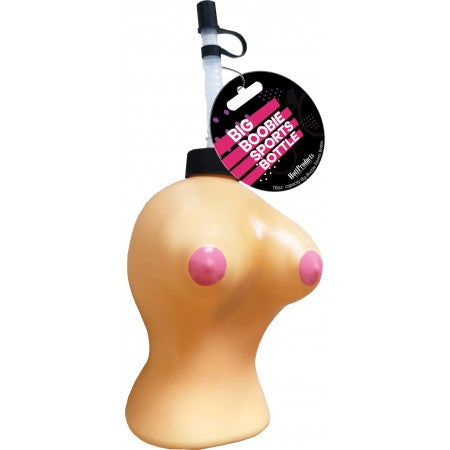 Big Boobie Sports Bottle 16oz Flesh Color Default Title