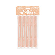 Cock Suckers Pecker Straws Vanilla Lovers 10pk Default Title