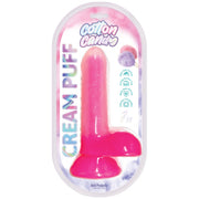 Cotton Candy Cream Puff Silicone Dildo 6in Pink Default Title