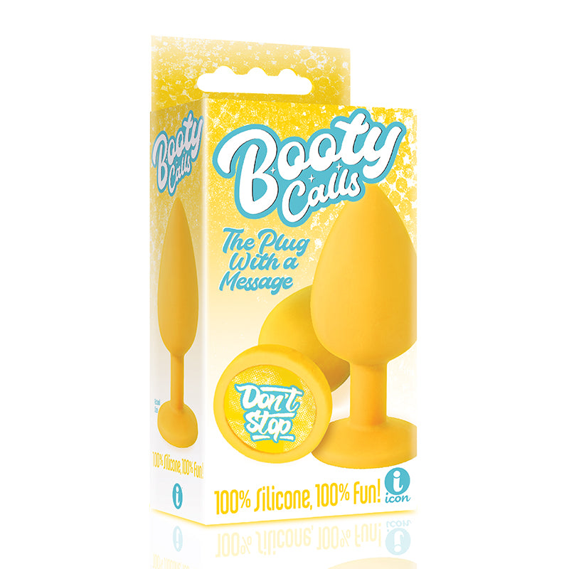 The 9's Booty Call Butt Plug Yellow Don't Stop Default Title