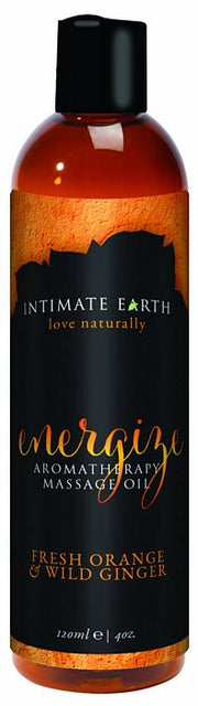 Intimate Earth Energize Massage Oil 4oz Default Title