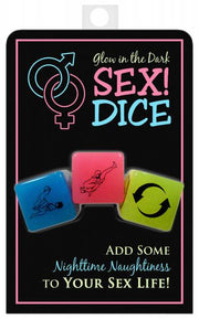 Glow In The Dark Sex Dice Default Title