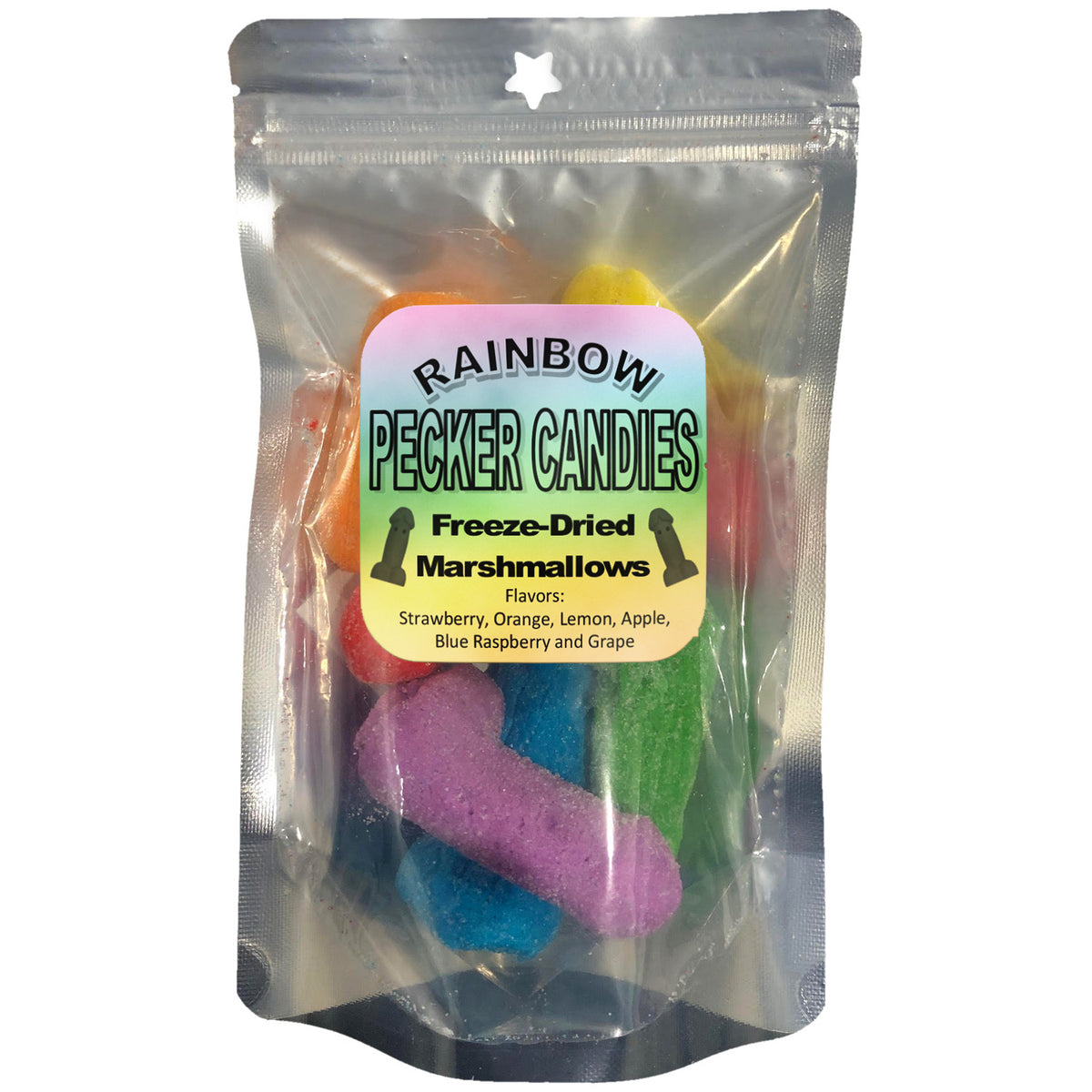 Freeze Dried Rainbow Pecker Candies Default Title