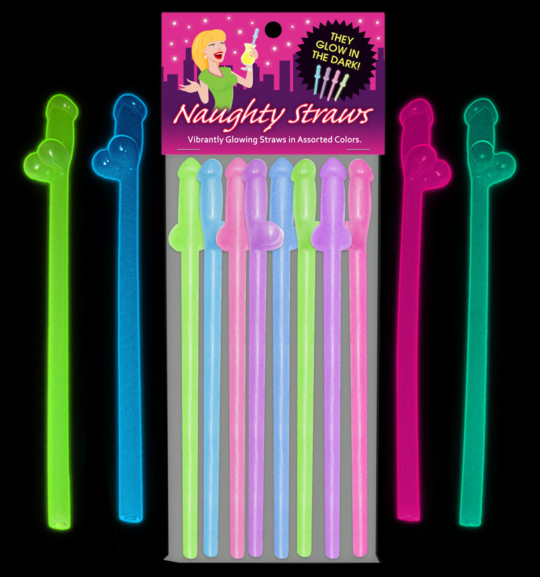 Glowing Naughty Straws Default Title