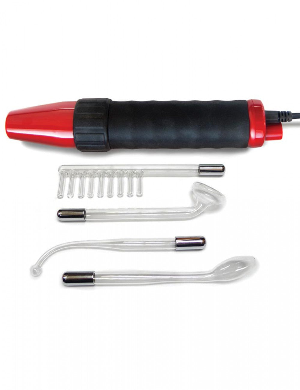 Neon Wand Electrosex Kit Red Handle Purple Electrode Default Title