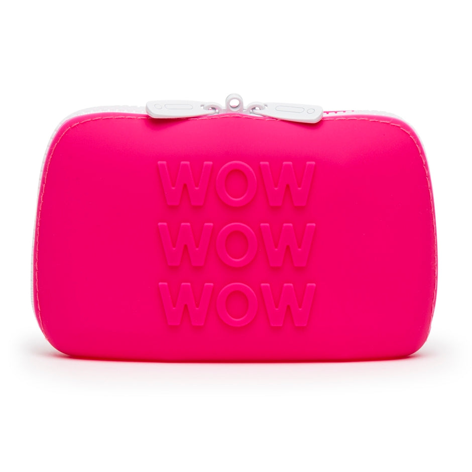 Happy Rabbit Wow Small Pink Silicone Zip Storage Bag Default Title