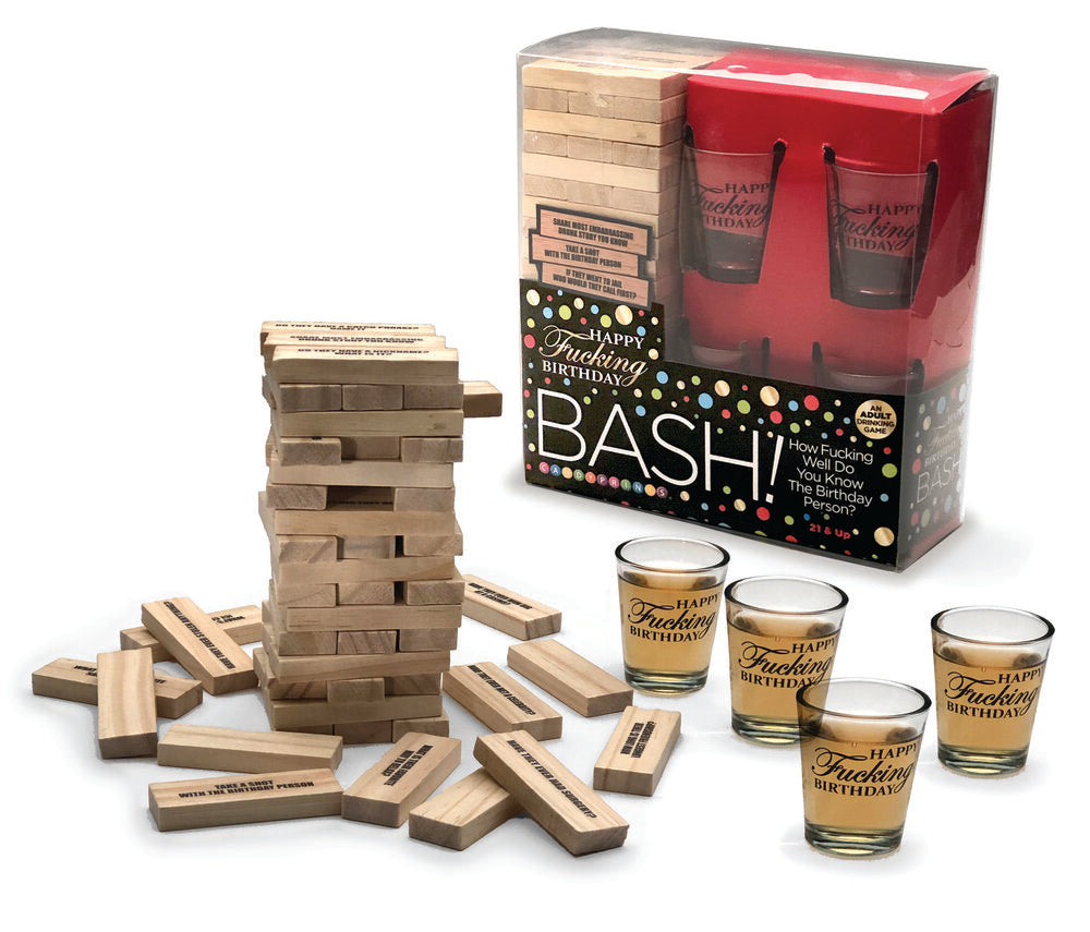 Happy F*ing Birthday Bash Drinkin Game Default Title