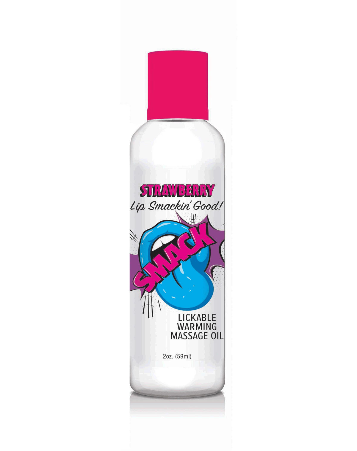 Smack 2 Oz Warming Massage Oil Strawberry