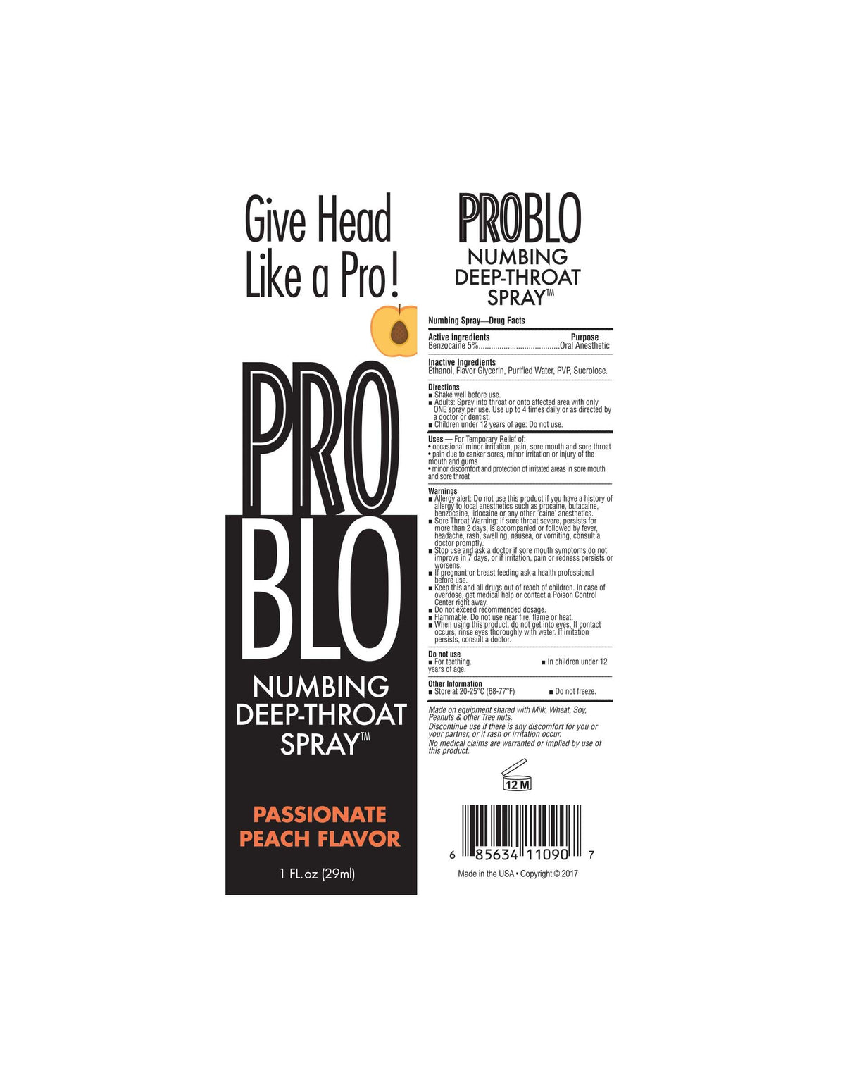 Problo Deep Throat Spray