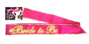 Bride To Be Sash Glow In The Dark Default Title