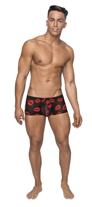 Mini Short Sheer Lips Black Medium Default Title