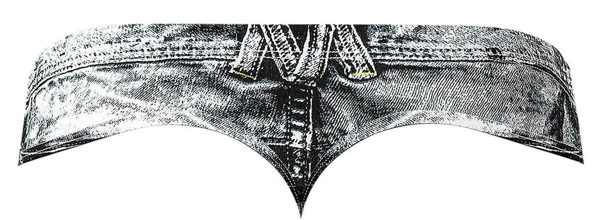 Dirty Denim Thong Blue